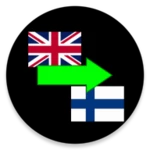 english to finnish translator android application logo